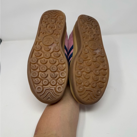 NWT Adidas Originals Gazelle Bold W Pink Navy Gum Women\'s Casual Shoes Sz 10